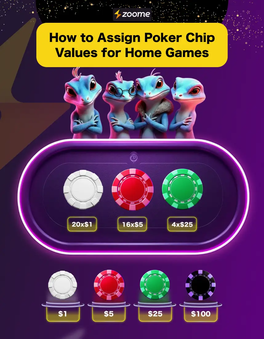 poker chip values for home games